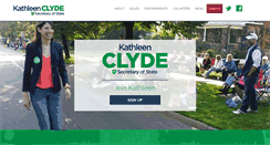 Desktop Screenshot of kathleenclyde.com