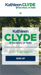 Mobile Screenshot of kathleenclyde.com